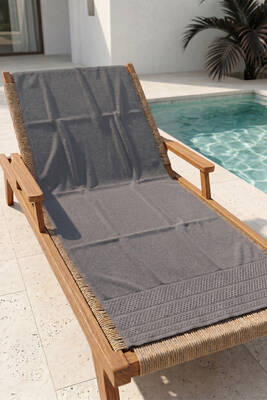 Remsa - 100% Cotton Anthracite Beach Pool Bath Towel | Remsa Mayo