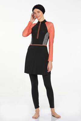 Adasea - 3 Farklı Şekilde Giyilebilir Likralı Tam Kapalı Tesettür Mayo Olga 4533 Siyah (1) Adasea - 3 Farklı Şekilde Giyilebilir Likralı Tam Kapalı Tesettür Mayo Olga 4533 Siyah (1)