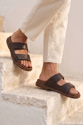Remsa - Adjustable Buckle Casual Slide Sandals
