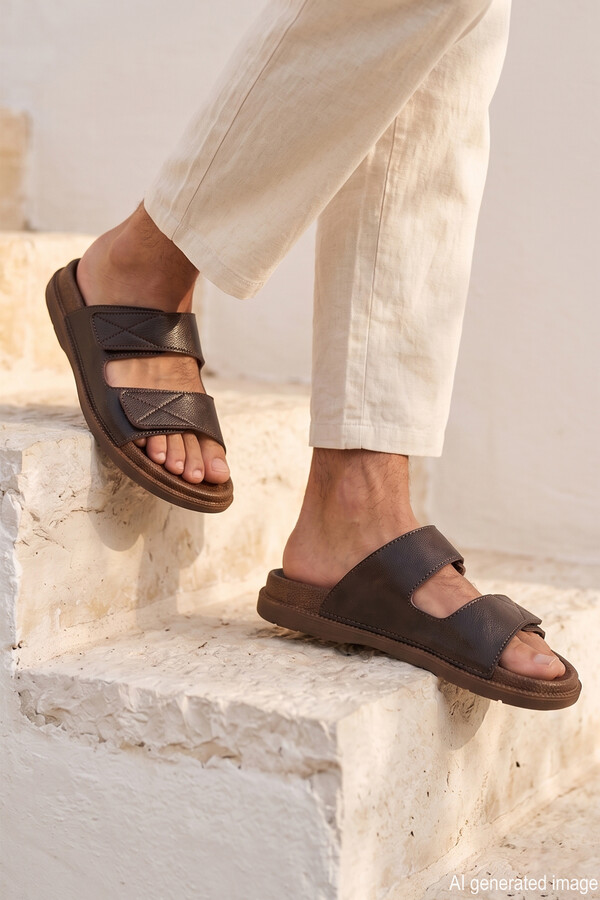 Remsa - Adjustable Buckle Casual Slide Sandals (1)