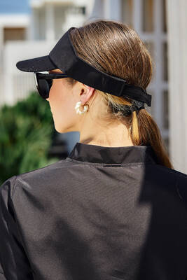 Remsa - Adjustable Visor Tennis Golf Hat Sun Protection Brim RŞ-109 Black (1) Remsa - Adjustable Visor Tennis Golf Hat Sun Protection Brim RŞ-109 Black (1)