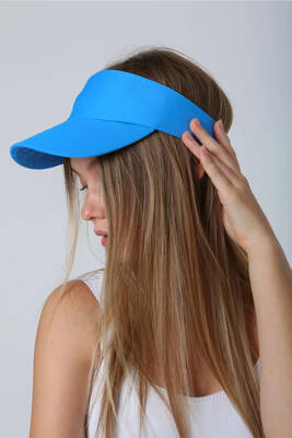 Remsa - Adjustable Visor Tennis Golf Hat Sun Protection Brim RŞ-109 Blue (1)