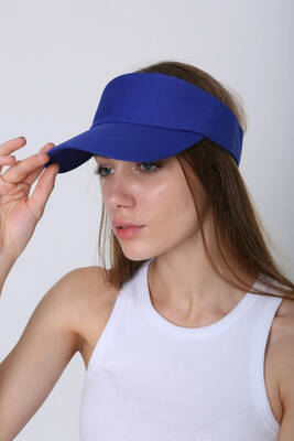 Remsa - Adjustable Visor Tennis Golf Hat Sun Protection Brim RŞ-109 Cobalt Blue (1)