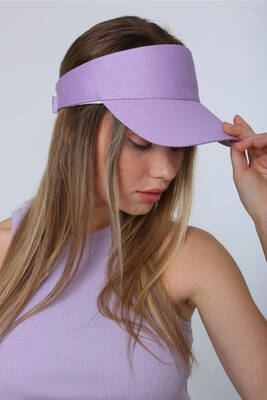 Remsa - Adjustable Visor Tennis Golf Hat Sun Protection Brim RŞ-109 Lilac