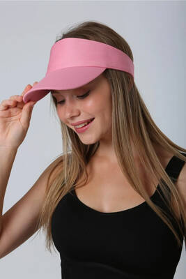 Remsa - Adjustable Visor Tennis Golf Hat Sun Protection Brim RŞ-109 Powder Pink (1)