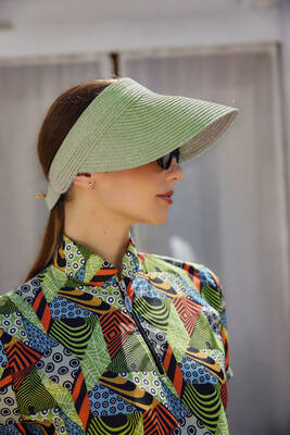 Remsa - Adjustable Visor Straw Hat Sun Protection Accessory