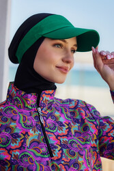 Remsa Mayo - Ayarlanabilir Vizör Tenisçi Golf Şapka Güneş Koruyucu Siperlik RŞ-109 Benetton