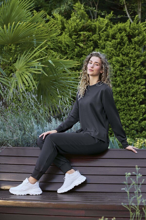 Aydogan Relaxed Fit Two-Piece Lounge Set - Thumbnail