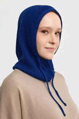 Remsa - Balaclava Cotton Knit Beanie 777 Navy Blue