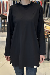 Remsa - Basic T-Shirt Tunik 30726 Siyah
