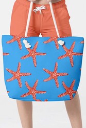 Remsa Mayo - Beach Bag with Colorful Pattern Print 5075