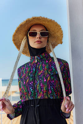 Remsa - Beige Straw Hat with Tassel Trim Accessory