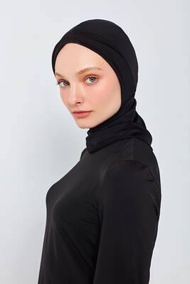 Mayovera - Black Turtleneck Sea Bonnet Swimmer Scarf Remsa Swimwear
