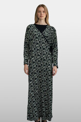 Remsa - Black Viscose Modest Prayer Dress