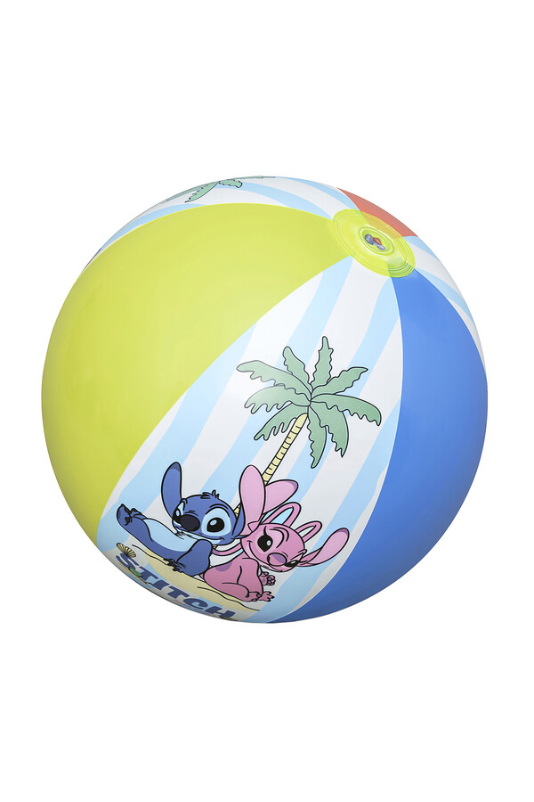 Blue and Yellow Patterned Inflatable Beach Float - Thumbnail
