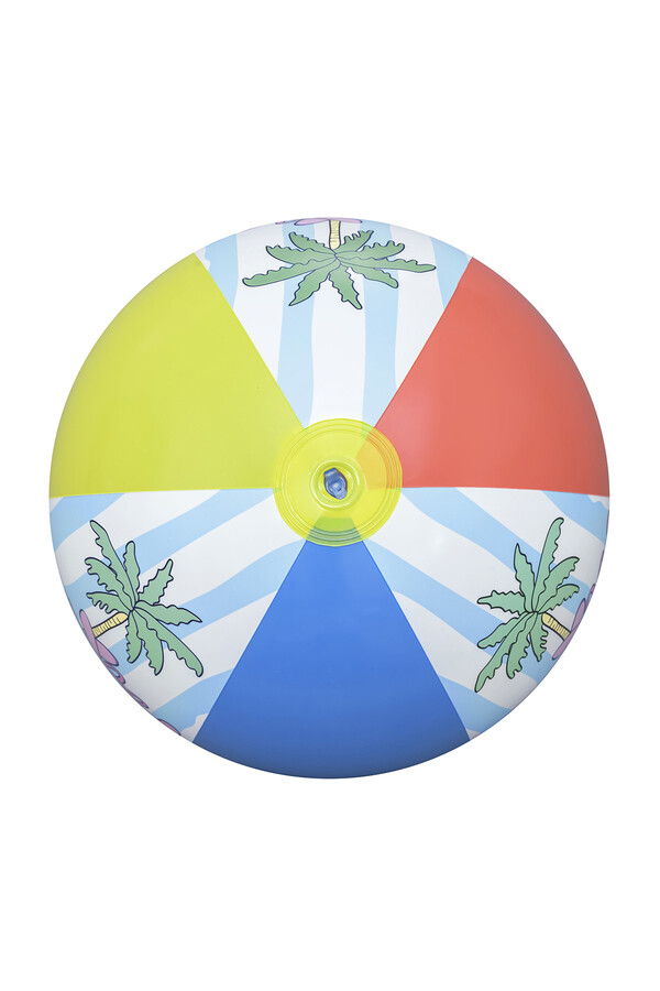 Blue and Yellow Patterned Inflatable Beach Float - Thumbnail