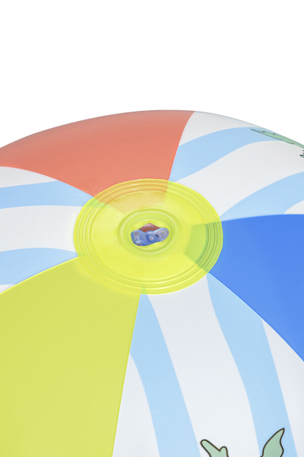 Blue and Yellow Patterned Inflatable Beach Float - Thumbnail