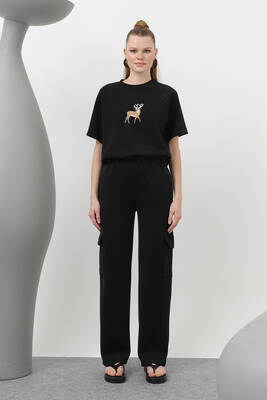 Remsa - Bol Paça Kargo Cepli Bol Paça Pantolon 32156 Siyah (1)