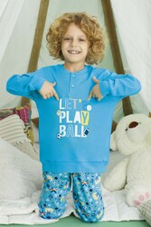 Remsa - Boys' Aydoğan Cotton Pajama Set 240734 Blue