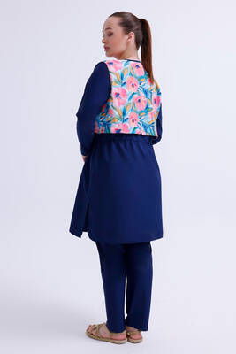 Remsa - Büyük Beden Tam Kapalı Tesettür Mayo 2516 Gizem Bahçe Lacivert (1) Remsa - Büyük Beden Tam Kapalı Tesettür Mayo 2516 Gizem Bahçe Lacivert (1)