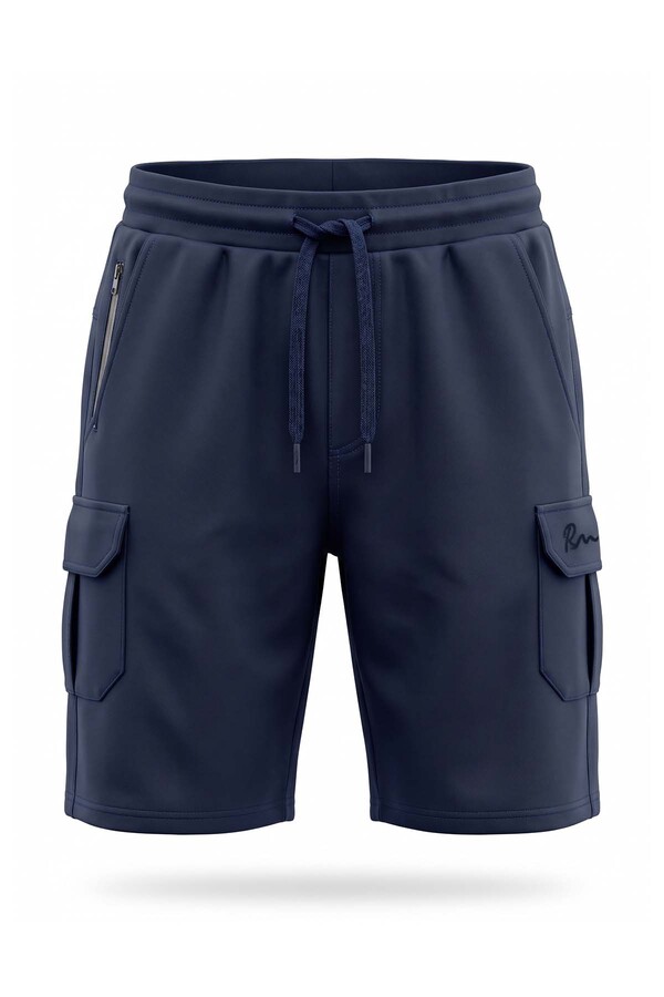 Cargo Pocket Drawstring Casual Shorts - Thumbnail