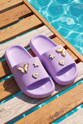 Remsa - Children's Decorative Sandal Slide Sandals (1)