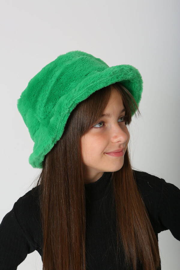 Children's Plush Bucket Hat RKŞ-Ç-01 Benetton - Thumbnail