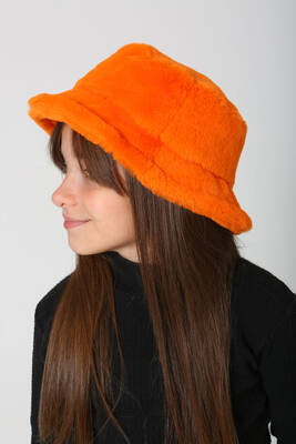 Remsa - Children's Plush Bucket Hat RKŞ-Ç-01 Orange (1)