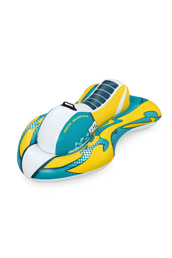 Çocuk Şişme Havuz Deniz Jet Ski Binici Ride On 117x77cm 01 Beyaz - Thumbnail