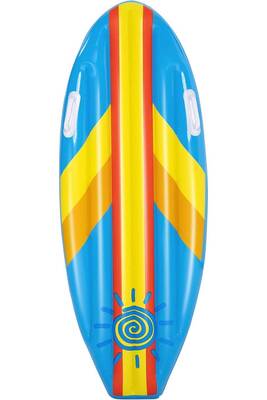 Bestway - Çocuk Şişme Surf Deniz Havuz 3-10 Yaş 114 m x 46 cm Şişme Yatak 01 Mavi (1)