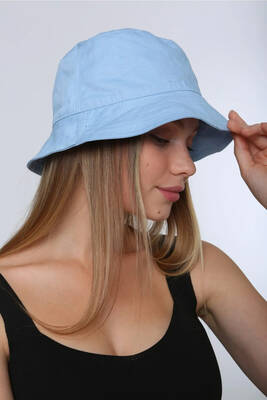 Remsa - Cotton Bucket Hat RŞ-110 Baby Blue Remsa - Cotton Bucket Hat RŞ-110 Baby Blue