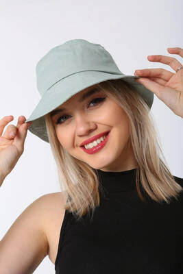 Remsa - Cotton Bucket Hat RŞ-110 Mint (1) Remsa - Cotton Bucket Hat RŞ-110 Mint (1)