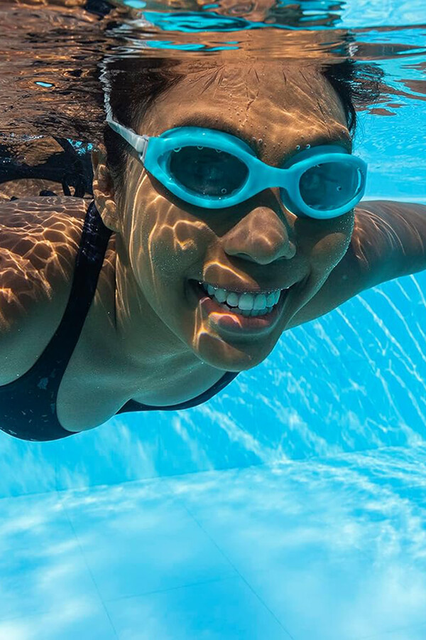 Deniz Havuz 14+ Yüzücü Gözlük 02 Petrol - Thumbnail