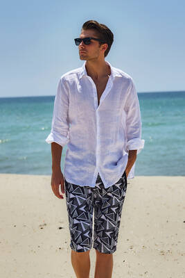 Remsa Mayo - Desenli Erkek Şort Kapri Mayo RKS-03 Remsa Mayo Remsa Mayo - Desenli Erkek Şort Kapri Mayo RKS-03 Remsa Mayo