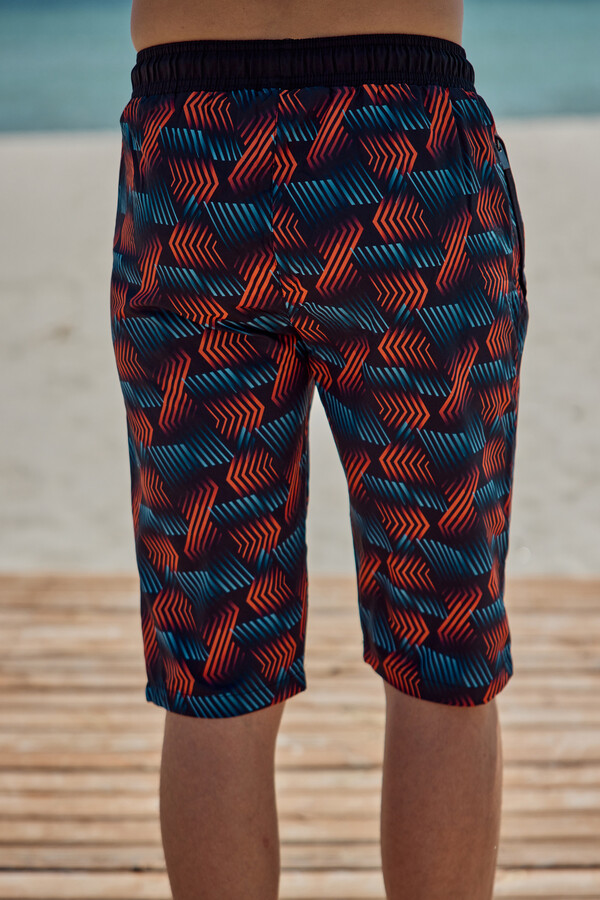 Desenli Erkek Şort Kapri Mayo RKS-04 Remsa Mayo - Thumbnail