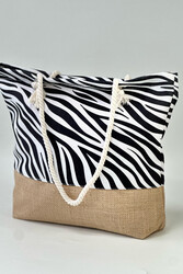 Remsa - Desenli Plaj Çantası RÇ-P-01 Zebra