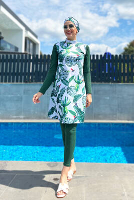 Remsa - Design Fully Covered Hijab Swimsuit Remsa Swimsuit Green Leaves 2 (1) Remsa - Design Fully Covered Hijab Swimsuit Remsa Swimsuit Green Leaves 2 (1)