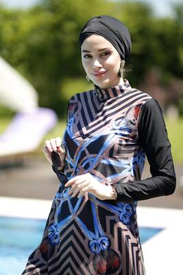 Remsa - Design Fully Covered Hijab Swimsuit Remsa Swimsuit Halat Design (1) Remsa - Design Fully Covered Hijab Swimsuit Remsa Swimsuit Halat Design (1)