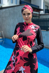 Remsa Mayo - Design Fully Covered Hijab Swimsuit Remsa Swimwear Pink 900-400-1