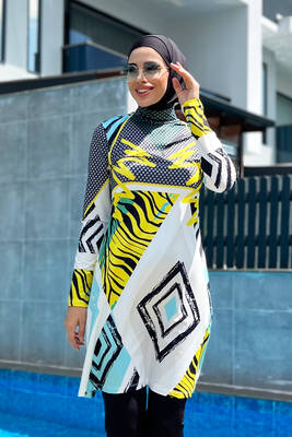 Remsa - Remsa Swimwear Design Full Covered Hijab Swimsuit R035 Jamaica