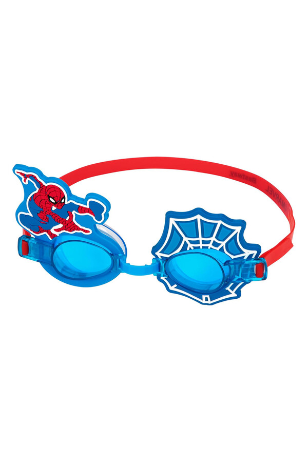 Diver Goggles with Blue, Red, and Black Pattern - Thumbnail