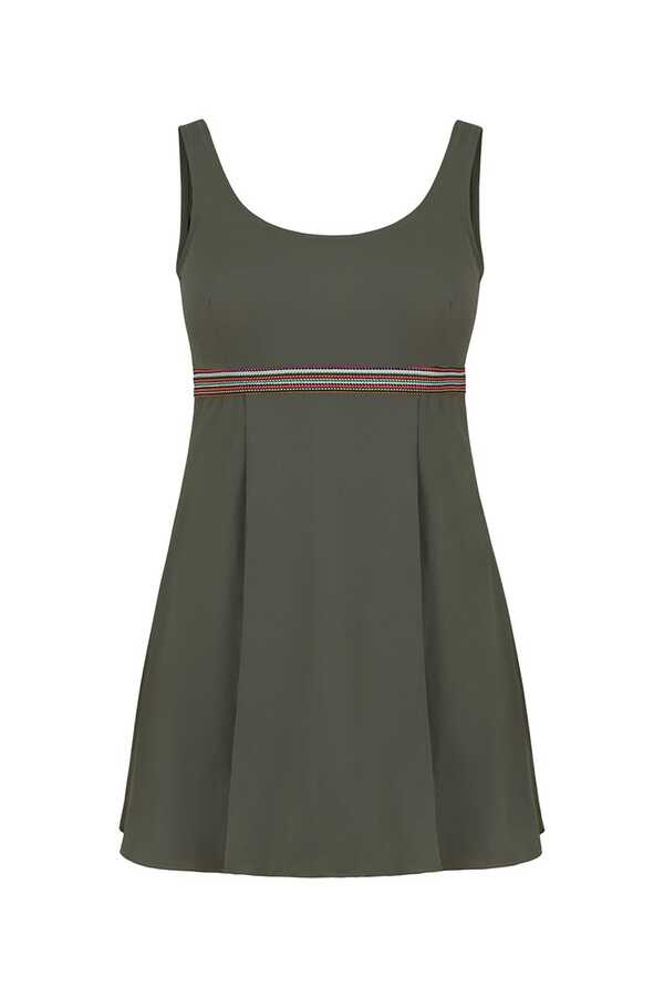 Remsa Swimwear Straw Line Sea Pool Beach Hat Beaded Pink RŞ-18 - Thumbnail