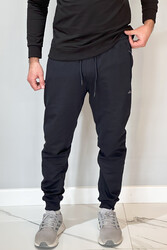 Remsa - Elastic Cuff and Waist Men's Sweatpants with 3 Pockets 3703 Navy