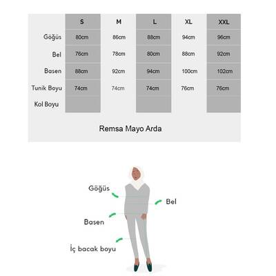 Emayo - Emayo Yarı Kapalı Tesettür Mayo Kolsuz 1012 Arda Siyah (1)