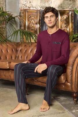 Aydogan - Erkek Aydoğan Termal Pamuk Uzun Kol Pijama Takımı 250535 Bordo01 (1) Aydogan - Erkek Aydoğan Termal Pamuk Uzun Kol Pijama Takımı 250535 Bordo01 (1)