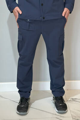 Remsa - Erkek Çıtçıtlı Pantolon 24720 Lacivert (1)