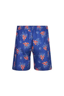 Lapieno - Erkek Deniz Havuz Şortu Desenli Hank S246 Turkuaz (1)