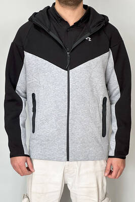 Remsa - Erkek Şardonlu Kapüşonlu Tek Üst 7099 Siyah (1)