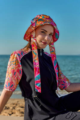 Remsa - Remsa Patterned Banded Bucket Hat (1)