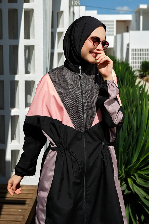 File Detail Parachute Full-Cover Modest Swimsuit - Thumbnail